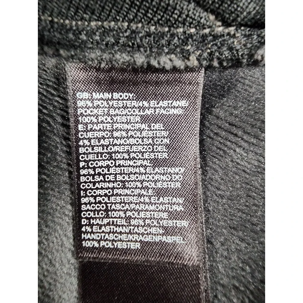 The North Face Mens L Softshell Jacket Gray Heather Full Zip Fleece Schenley